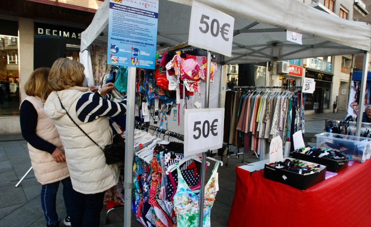 El comercio local de Vilagarcía saca su oferta a la calle