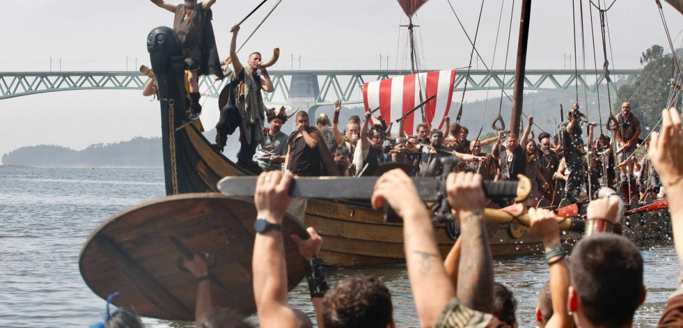 El barco vikingo de Catoira participará en el rodaje de una película en Alicante