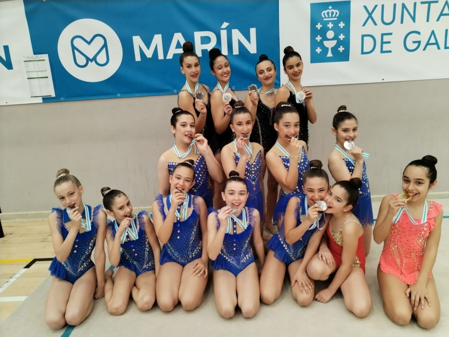 El Vilarousa logra siete medallas en la I Fase Provincial celebrada en Marín