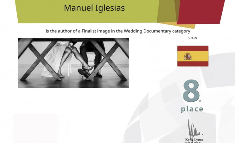 Manuel Iglesias, Lesmes, contribuye a que España sea campeona del mundo de fotografía