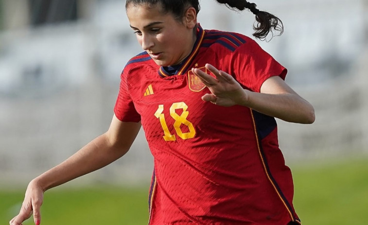 Lucía Rivas ya está en Suecia con España, que debuta el lunes ante Portugal en el Europeo